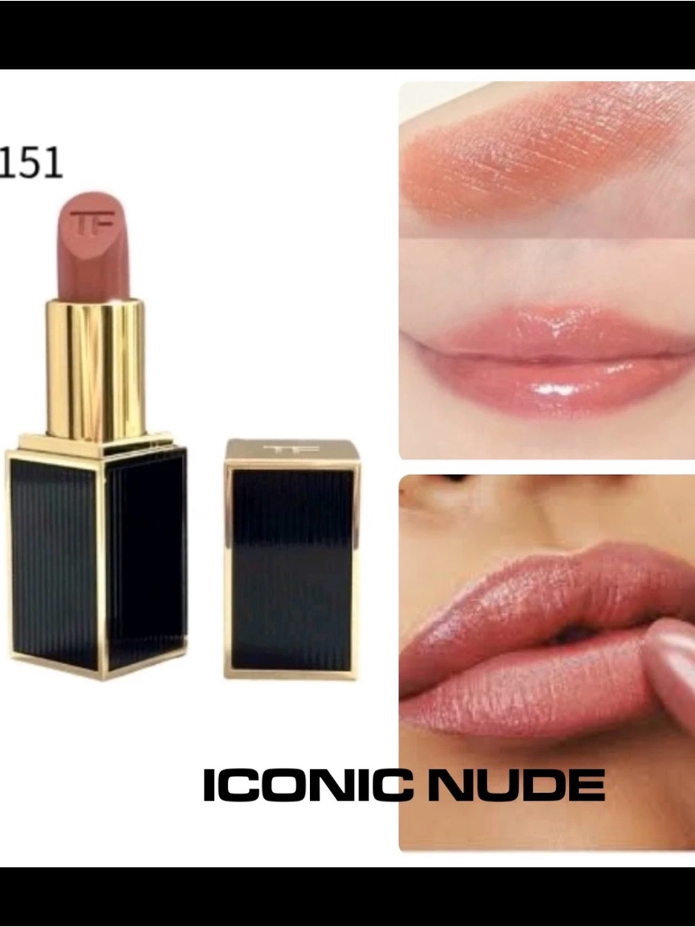 Tom Ford Black Orchid Lip Color FALL 2025 EDITION  in Shade 151 Iconic Nude new
